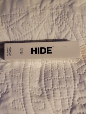 HIDE Invisible Oil-Free Foundation (Medium-Full Coverage) - White Box